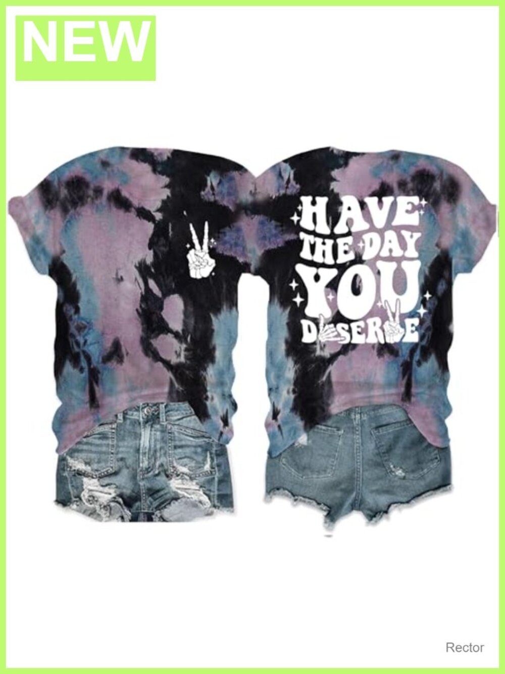 Women's Have the Day You Deserve Graphic T-Shirt Cotton Blend Crew Neck